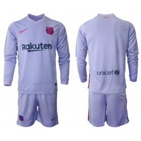 Camisolas de futebol FC Barcelona Criança Equipamento Alternativa 2021/22 Manga Comprida